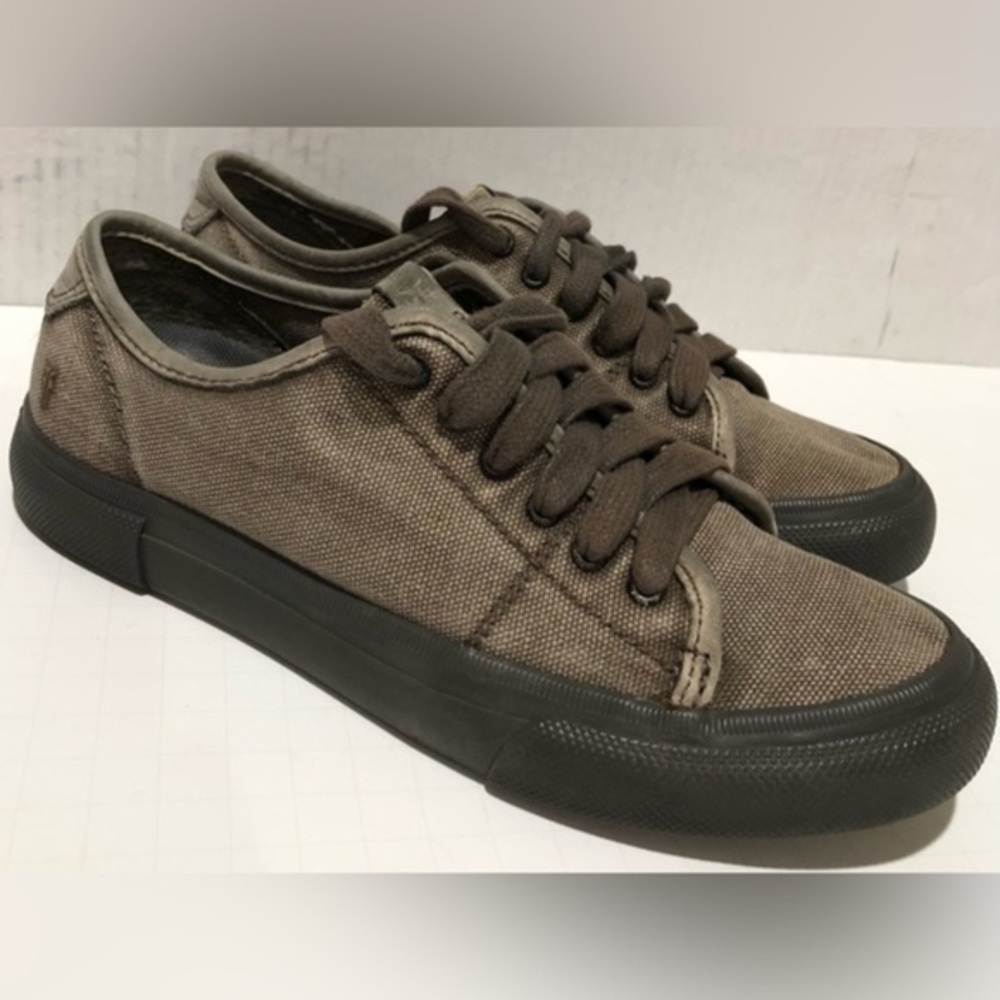 Frye Gia Low Top Canvas Sneakers